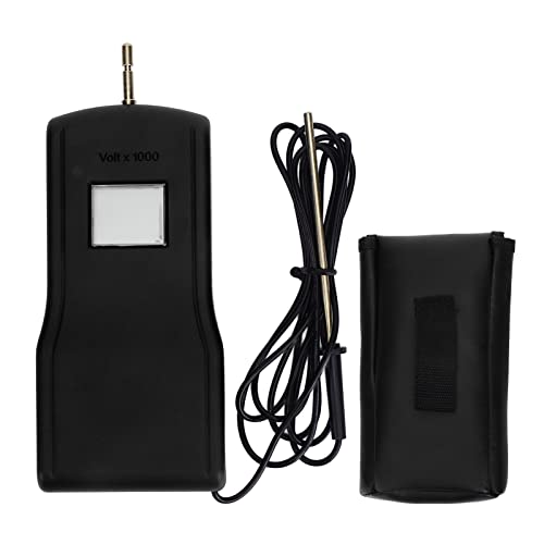 15KV LCD Electric Fence Voltage Tester Portable Digital Voltmeter for Farm Garden Livestock (Black) - color: Black, size: MLD-004B
