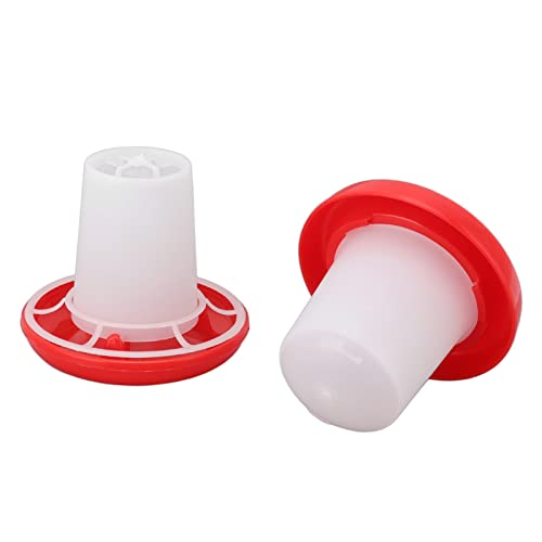 VBESTLIFE Poultry Feeder and Waterer Combo Sturdy Chick Feeder and Waterer Kit Perfect for Chickens and Small Birds