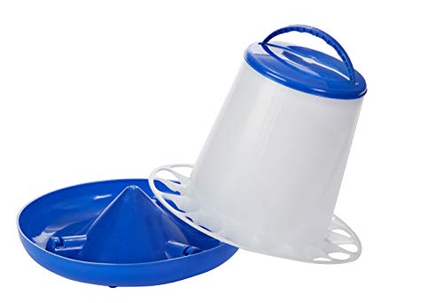 Double-Tuf® Plastic Poultry Feeder | Durable Feeding Container | Hanging Chicken Feeder No Waste | 5 Lb - size: 5 Lb