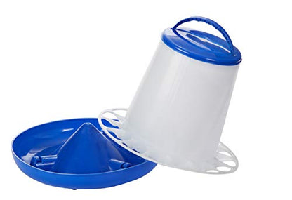 Double-Tuf® Plastic Poultry Feeder | Durable Feeding Container | Hanging Chicken Feeder No Waste | 5 Lb - size: 5 Lb