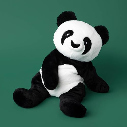 HUGIMALS Bowie The Panda 20 Inch 4.5 lb Heavy Cute Sensory Weighted Comfort Plush | Large Unscented Washable Self Care Calming Stuffed Animal for Kids, Teens and Adults - color: Bowie the Panda