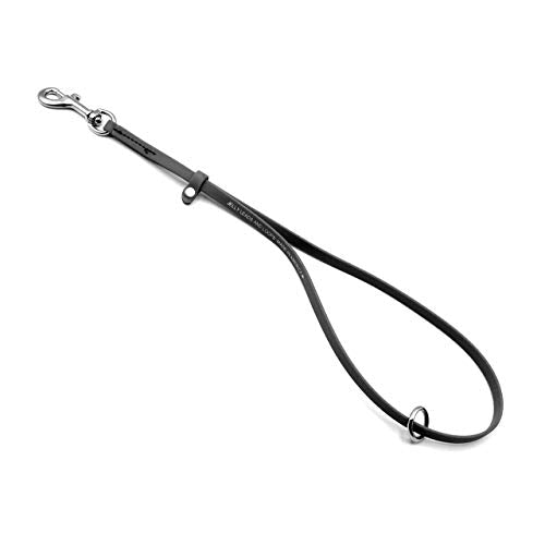 Jelly Pet Grooming Loop for Dogs, Groomers Helper, BioThane Material is Easy to Clean, Waterproof & Durable Noose Loop, Fits Most Pet Grooming Tubs/Tables, Black - color: Black, size: 3/8” x 24”
