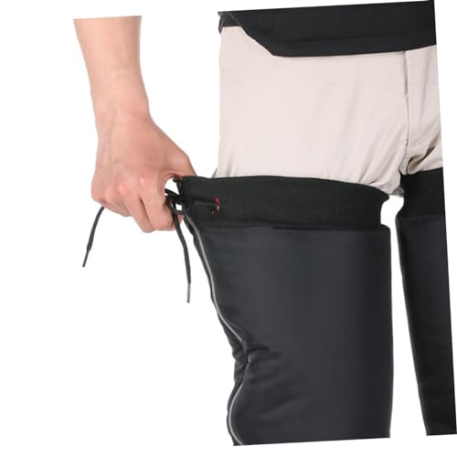 Cabilock Calf Gaiters for Men Women Warm Leg Protectors for Hiking Motorcycle Gear Reflective Material