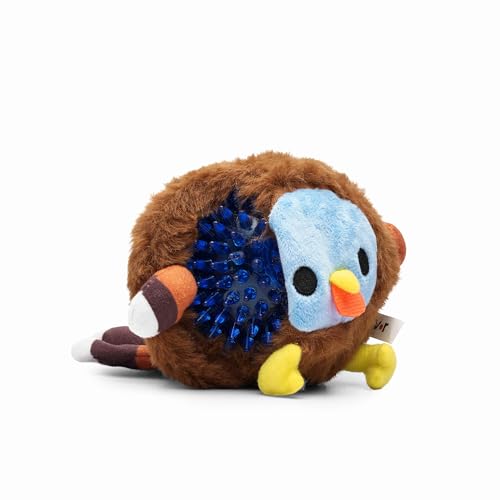 Flourish Pets 2 in 1 Multi-Layer Chew Toy for Active Dogs | Non-Toxic BPA Free Double Stitched Soft Fabric Exterior Dog Toys | Long-Lasting Dog Plush Toys –Turkey (4”) - color: Turkey, size: 1 Pack