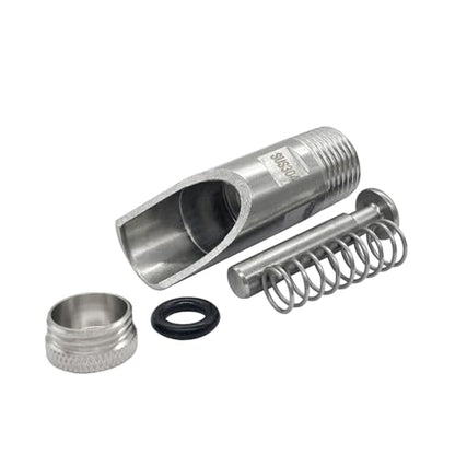 Pig Nipple Waterer 304 Stainless Steel 1/2" NPT Thread Automatic Pig Nipple Drinker for Sows Piglets Drinking 15PCS