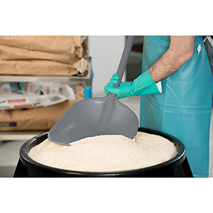 SPARTA 41076EC23 Plastic Sanitary Shovel, Food Safe Plastic Shovel For Commerical Kitchens, 11 Inches, Gray - color: Gray, size: 10" x 13.75" Scoop