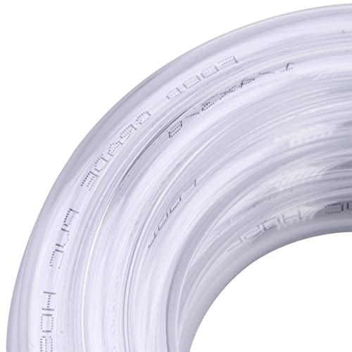 Clear Vinyl PVC Tubing 1/4" ID X 3/8" OD Plastic Flexible Food Grade Hose 10 Feet - size: 1/4" 3/8", style: 10 Feet