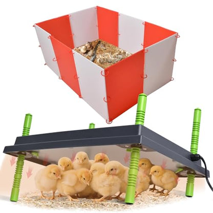 16"x22" Chick Brooder Heater Plate & Shaledig Brooder Box for 15 Chicks
