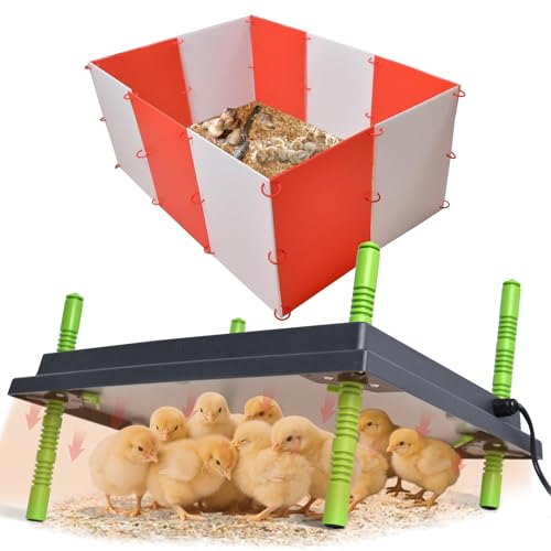 16"x22" Chick Brooder Heater Plate & Shaledig Brooder Box for 15 Chicks