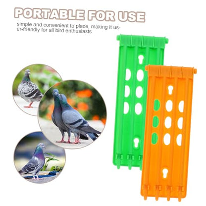 2pcs Pigeon Foot Holder Stand Sturdy Plastic Bird Leg Band Organizer for Poultry Secure Storage Rack for Chicken Leg Multi Options