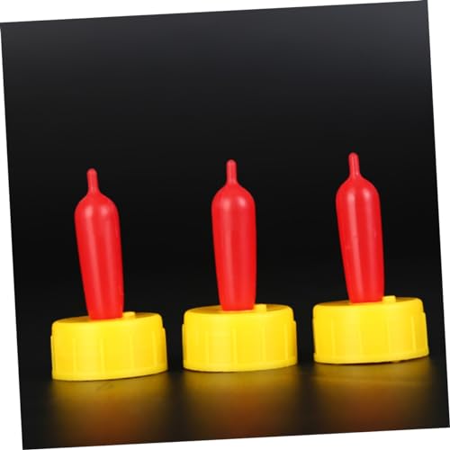 Healifty 12pcs Lamb Feeding Nipples Thick Rubber Milk Bottle Pacifiers for Young Livestock Piglet Calf Sheep Farm Animal Milk Drink Replacement