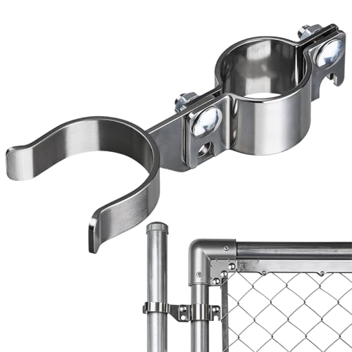 1-5/8" x 1-7/8" Chain Link Gate Latch Heavy Duty Stainless Steel Fence Gate Fork Latch Hardware with Padlock Hole 1pcs - color: 1-5/8"x1-7/8"