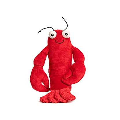 fabdog Floppies Plush Dog Toy - Cute & Durable Squeaky Dog Toys - Best Squeak Toy for Puppies and All Breeds | Ideal Pet Gift| Large Lobster - color: Lobster, size: Large