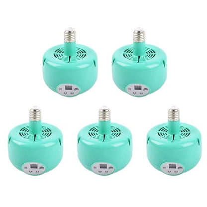 5X Heating Lamp Farm Animal Warm Light for Chicken Piglet Dog Pet Thermostatic Temperature Controller for Incubator