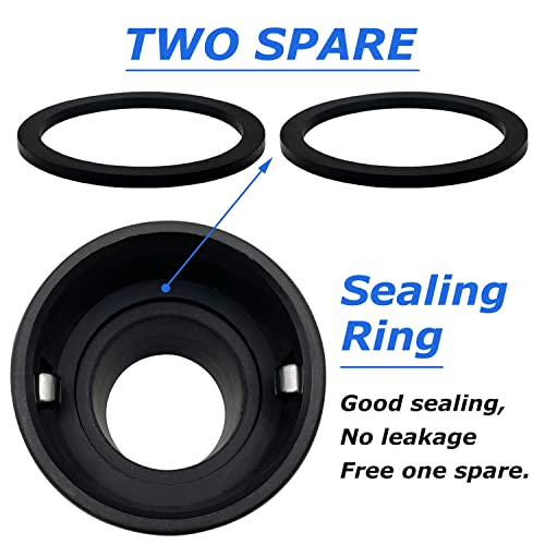 2pcs Fittings Adapter for IBC Tote Tank 275 330 Gallon Garden Hose Camlock 2 inch to 3/4 inch