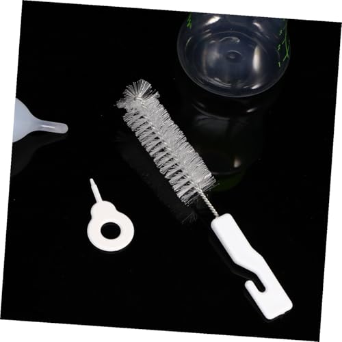 BESPORTBLE 4pcs Silicone Puppy Feeding Bottle Safe and Durable Pet Feeder with Wide Aperture Includes Replacement Bottle Mouth Cleaning Brushes Random Color