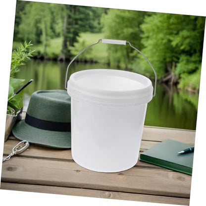 BESTOYARD Food Grade Seal Bucket with Lid Airtight Plastic Storage Container for Pet Food Livestock Feed More Multi Purpose Bucket with Hand Grip for Easy Carrying