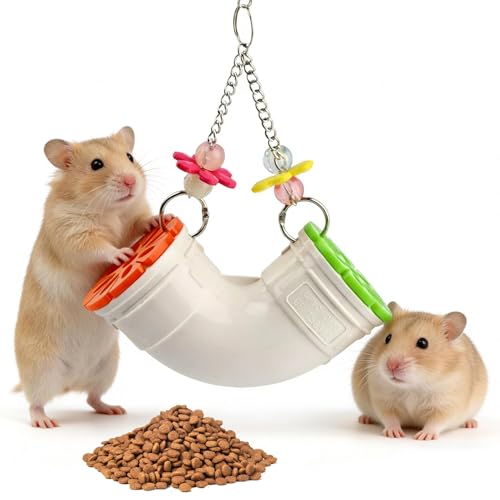 Mouse R-at Enrichment Toys Foraging,Treat Dispenser Rats-Foraging Toy,Interactive Slow Feeder Hanging Fancy Mice Cage Accessories Puzzle Forager for SugarGliders,Hamsters