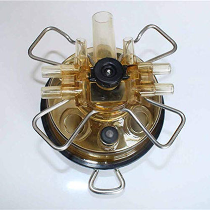 Milk Claw Milking Claw Milk Collector Milking Part Accessory Multi Manifolds Connectors Easy to Use Durable for Cow Goat 350CC Stainless Steel Housing PSU Lid