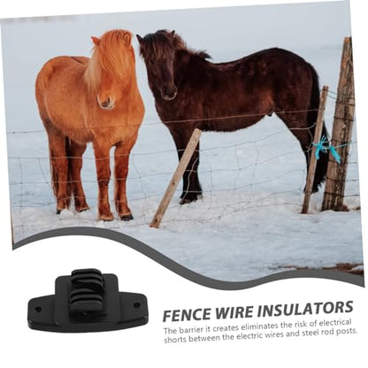 50Pcs Electric Fence Insulators for DIY Farm Use Durable Material Wire Holding Accessories Excellent Insulation Stability for Secure Fencing