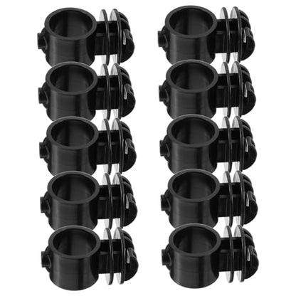 Happyyami 10pcs Electric Fence Insulators Insulators for Electric Fences Consistent Wire Spacing Easy Installation for Livestock and Garden Use