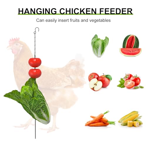 Chicken Coop for10-12 Chickens, Large Wooden Chickens Run, Outdoor Walk in Poultry Cage Duck Runs for Yard with Cover & Chicken Vegetable Feeder,Chicken House for Outside Farm Backyard - size: 96.1" x 71" x 71"