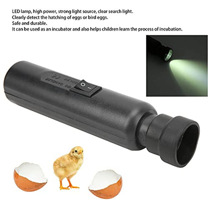Egg Candler Tester, Bright Cool LED Light Candling Lamp Rechargeable Egg Monitoring Tester with Extension Line for Monitoring Eggs Development (Egg Lighter US Standard) - size: Egg lighter US standard