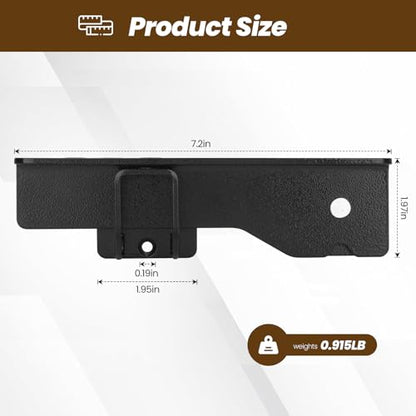 Kryonix 7.5" Flip Gate Latch Lock with 3 Padlock Hole, Heavy Duty Carbon Steel Door Latch for Outdoor Wooden Fence, 180° Adjustable Double Gate Latch for Sliding Swing Open Gate,Barn Door - size: 3PCS-Upgraded
