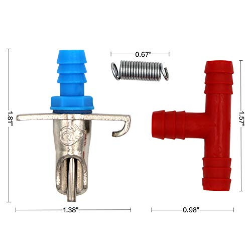 20 Pack of Automatic Rabbit Water Feeder Nipple Waterer Drinkers Automatic Rabbit Watering System Kit for Cages
