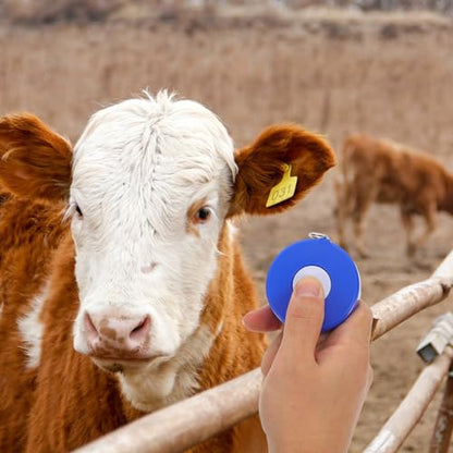 Homoyoyo Cattle and Pig Weight Measuring Tape 250cm X 14.5mm Animal Body Weight Tape Measure for Livestock and Farm Use