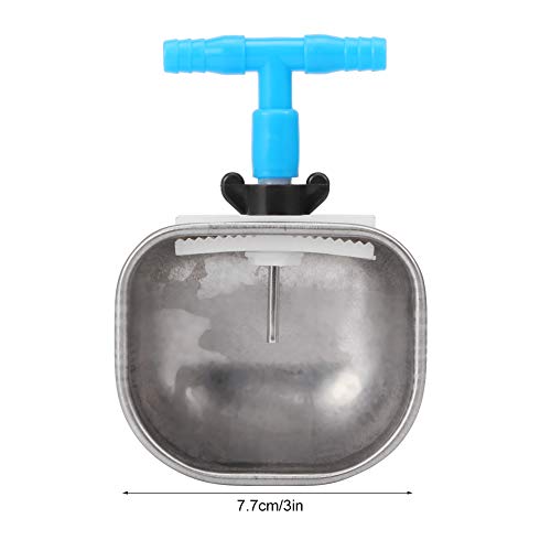 Akozon 5Pcs Nipple Drinking Waterer Stainless Steel Automatic Drinker Bowl for Rabbits Farm Accessory for Efficient Livestock Feeding (#12) - size: #12
