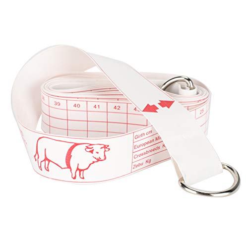 Cattle Weigh Tape, Soft Measuring Tape for Cow Body Weight, Bust Contrast Ruler for Farm Supplies, Veterinary Tool for Livestock Girth Measurement