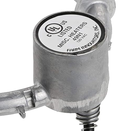 Farm Innovators Submergible Tank De-Icer, 1000W Water Deicer- Ice Chaser Cast Aluminum Design with Chew Proof Cord for Livestock Water Stock Tank
