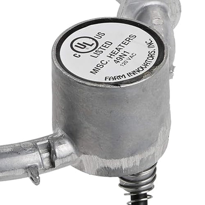 Farm Innovators Submergible Tank De-Icer, 1000W Water Deicer- Ice Chaser Cast Aluminum Design with Chew Proof Cord for Livestock Water Stock Tank