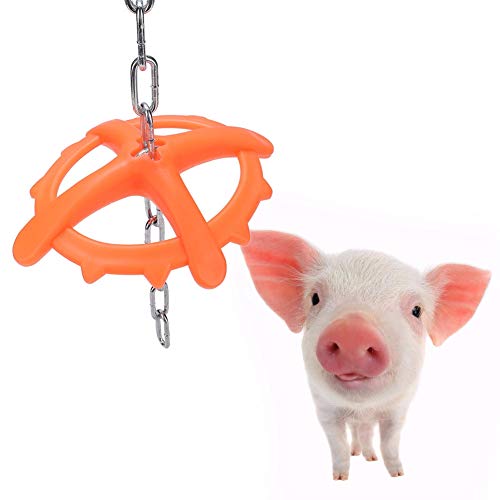 Plastic High Strength Hanging Chain Chew Bite Toy, Durable Animal Feed Appeal - Wear, Easy to Hang, Safe for Farm Animals