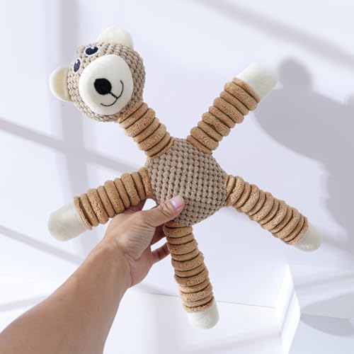 2026 Upgraded Dog Toys for Aggressive Chewers,Dog Toys for Large Dogs, Puppy Toys Indestructible for Large Medium Small Dogs (7.9 * 14.9in) (Bear&Pig&Elephant*1) - color: Bear&Pig&Elephant*1
