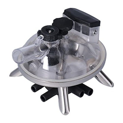 Milking Claw, 240cc Cow Milk Collector Tool Replacement, Easy to Install Farm Milking Machine Accessories with Stainless Steel Base, Milk Claw Cluster for Cow Sheep