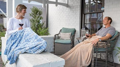PediPocket Patented Foot Pocket Blanket – 50” x 70” with 20” Deep Foot Pocket, Plush Velvety Fleece Blanket, Everyday Luxurious Comfort, Machine Washable, Gift Idea – Perfect Paisley (Non-Electric) - color: Perfect Paisley