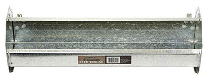 Double-Tuf® Metal Poultry Trough Feeder | Galvanized Steel Poultry Trough Feeder | 18"