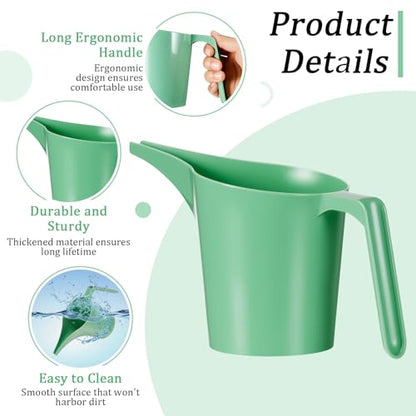 Relaxweex 2 Pcs Bird Seed Scoop, Pet Food Bird Seed Scoop Large Capacity Suitable Narrow Spout Suitable for Tube Feeders for Filling Avian Birds Feeders Small Animal Food(Green) - color: Green