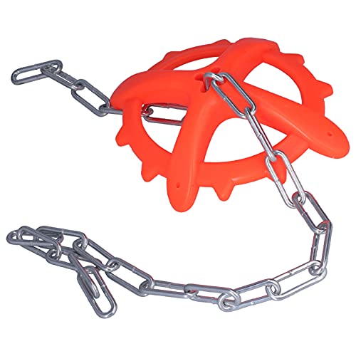 Mingzhe Adjustable Chain Iron Toy for Farm Anti Rust Bite Plastic Hightemperature Pressed 7.1x5.8in for Animal Welfare