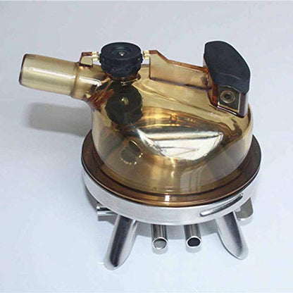 Milk Claw Milking Claw Milk Collector Milking Part Accessory Multi Manifolds Connectors Easy to Use Durable for Cow Goat 400CC Stainless Steel Housing PC Lid