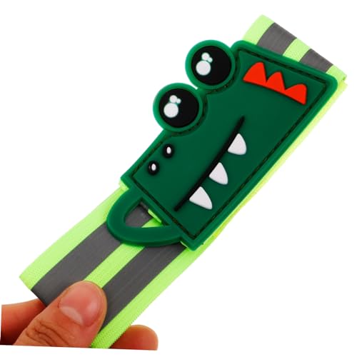 YARNOW Reflective Wrist Strap Trouser Leg Belt Elastic Band Reflective Belt Elastic Boot Bands Camping Pant Leg - color: Green