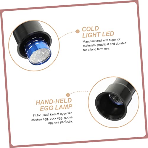 Portable Egg Candler Lamp Lightweight Incubator Accessory for Egg Development Checking Poultry Incubation for Chicken Eggs and Quail Eggs