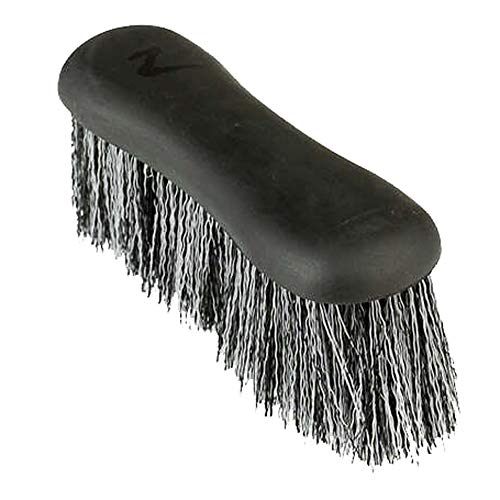 Horze Soft Grip Dandy Brush - Long Bristles - Black - One Size - color: Black