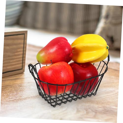 Metal Wire Fruit Basket Storage Baskets Iron Wire Fruit Basket Decorative