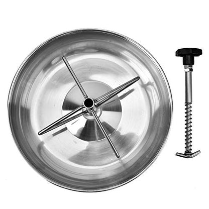 Piglet Feeding Bowl Stainless Steel Piglet Feeding Trough Pig Food Tray Livestock Fodder Bowl for Piglet Sow Milk Feeding