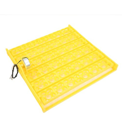 Akozon 156pcs Fully Automatic Egg Incubator Tray Durable Plastic Egg Turner for Chicken, Duck, and Quail (110V) - size: 17.3"L x 5.5"W x 3.9"H, style: 110V