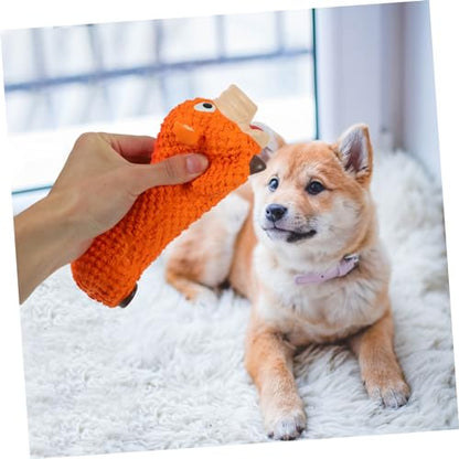 POPETPOP Pet Chewing Toy Interactive Molar Plaything for Dogs and Squeaky Pig Design for Boredom Relief and Training Fun