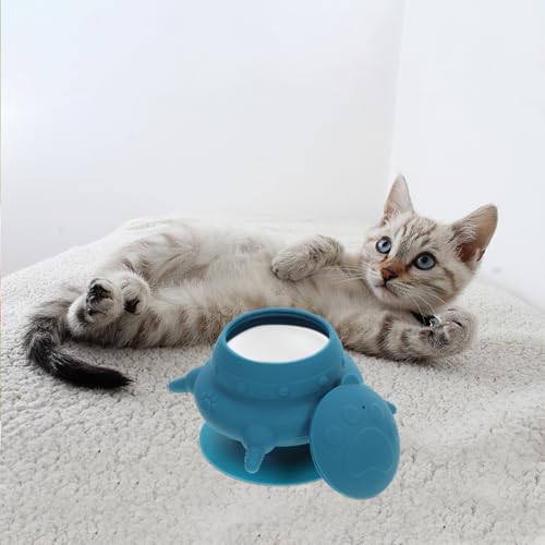 MERRYHAPY Multi-pet Feeding Station Small Animal Bowl with Nursing Nipples for Puppies and Kittens